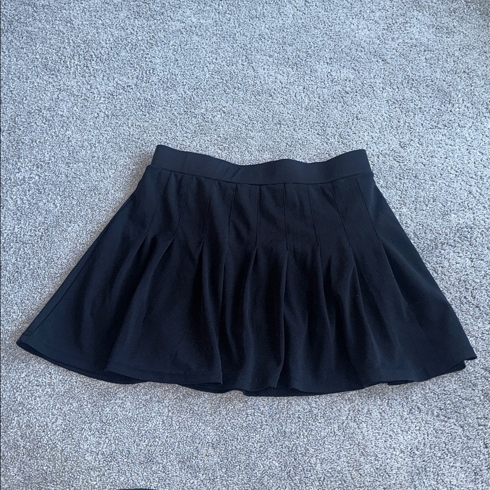 Indero Black Pleated Indero active Skirt